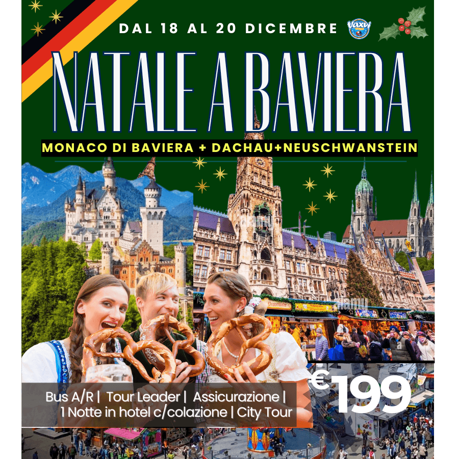 18 al 20 Dicembre - Weekend In Baviera: Monaco, Memoriale di Dachau e Neuschwanstein