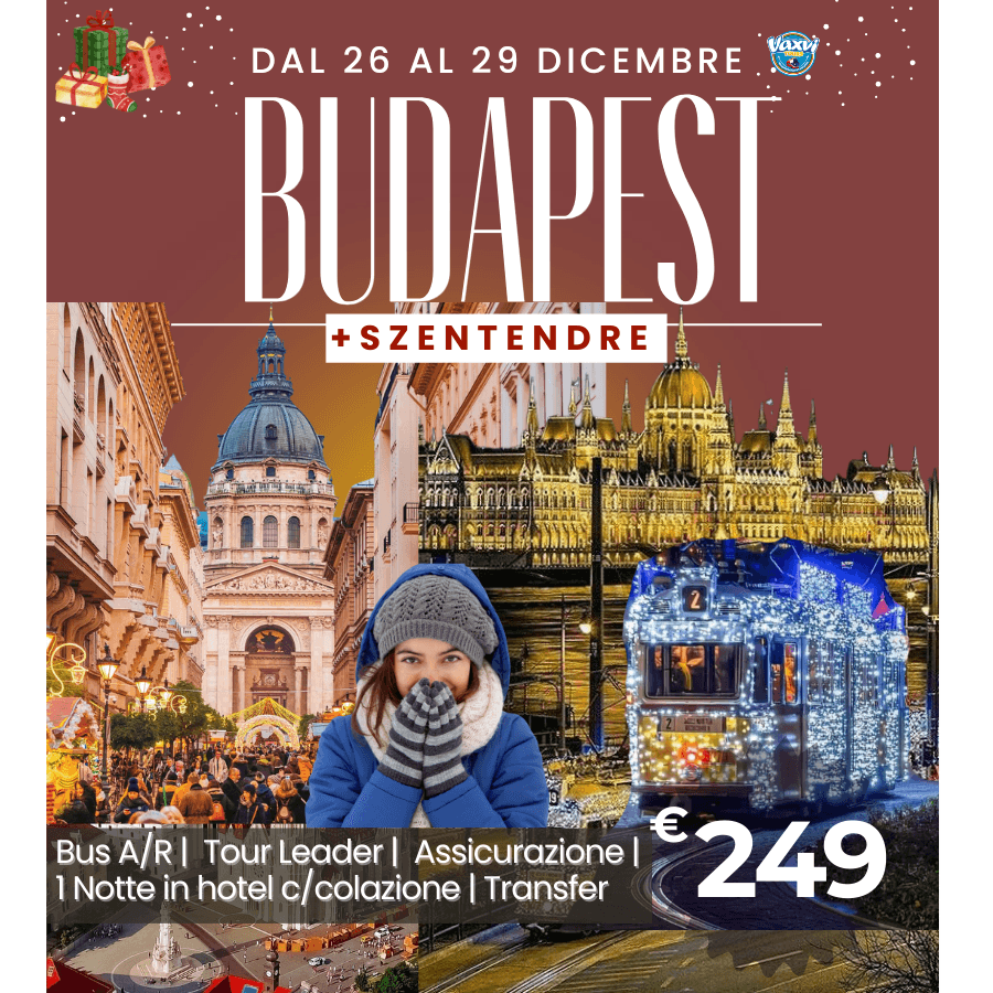 26 al 29 Dicembre: Ponte di Santo Stefano: Budapest e Szentendre In 2 Giorni!